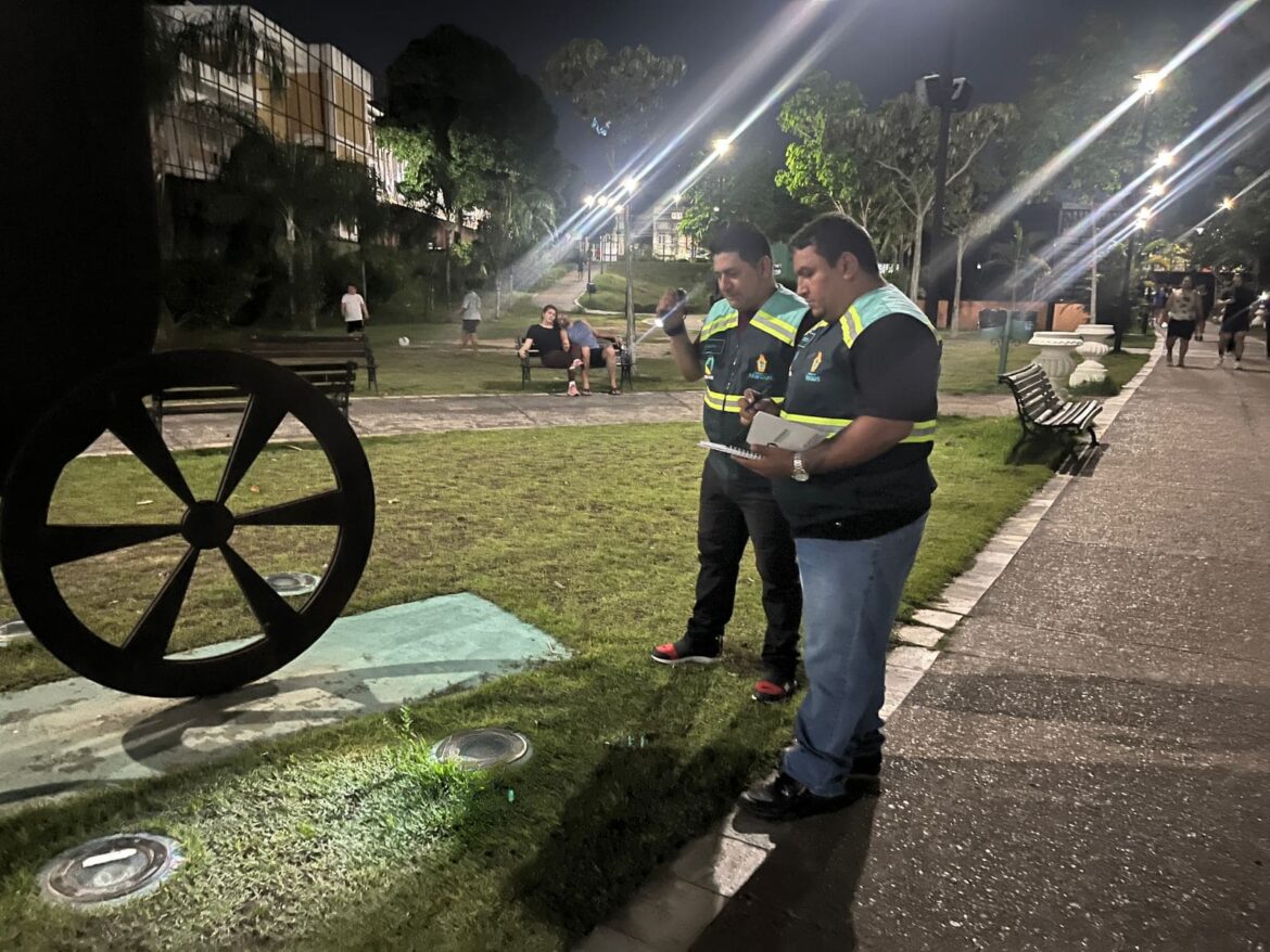 Ageman intensifica vistorias noturnas no centro de Manaus