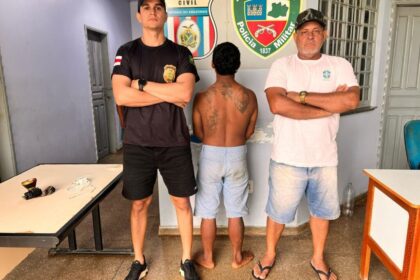 Homem é preso em Juruá após ameaçar companheira com terçado e descumprir medida protetiva