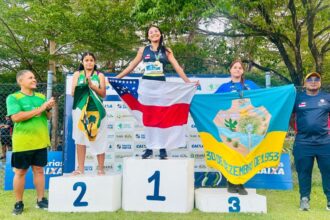 Atleta do Amazonas conquista dois ouros no Troféu Norte-Nordeste de Atletismo Sub-16