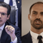Hugo Motta barra indicação de Eduardo Bolsonaro como líder da minoria