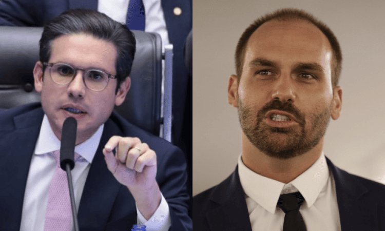 Hugo Motta barra indicação de Eduardo Bolsonaro como líder da minoria