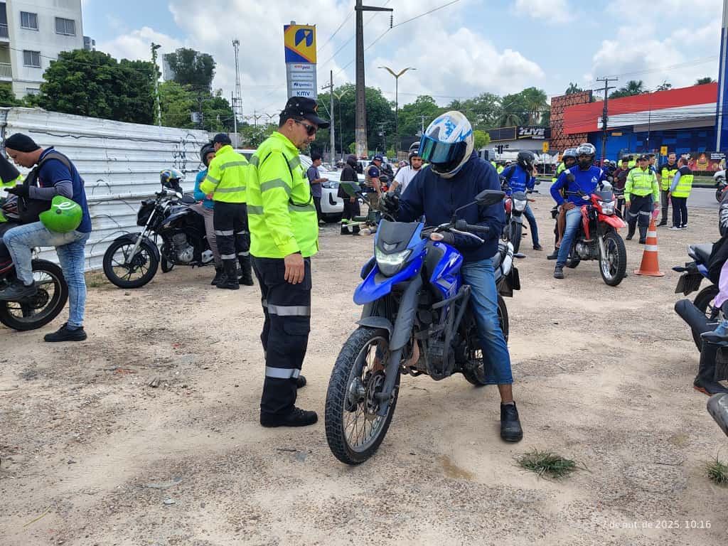Operação "Cavalo de Aço" tira mais de 29 motocicletas irregulares nas ruas de Manaus