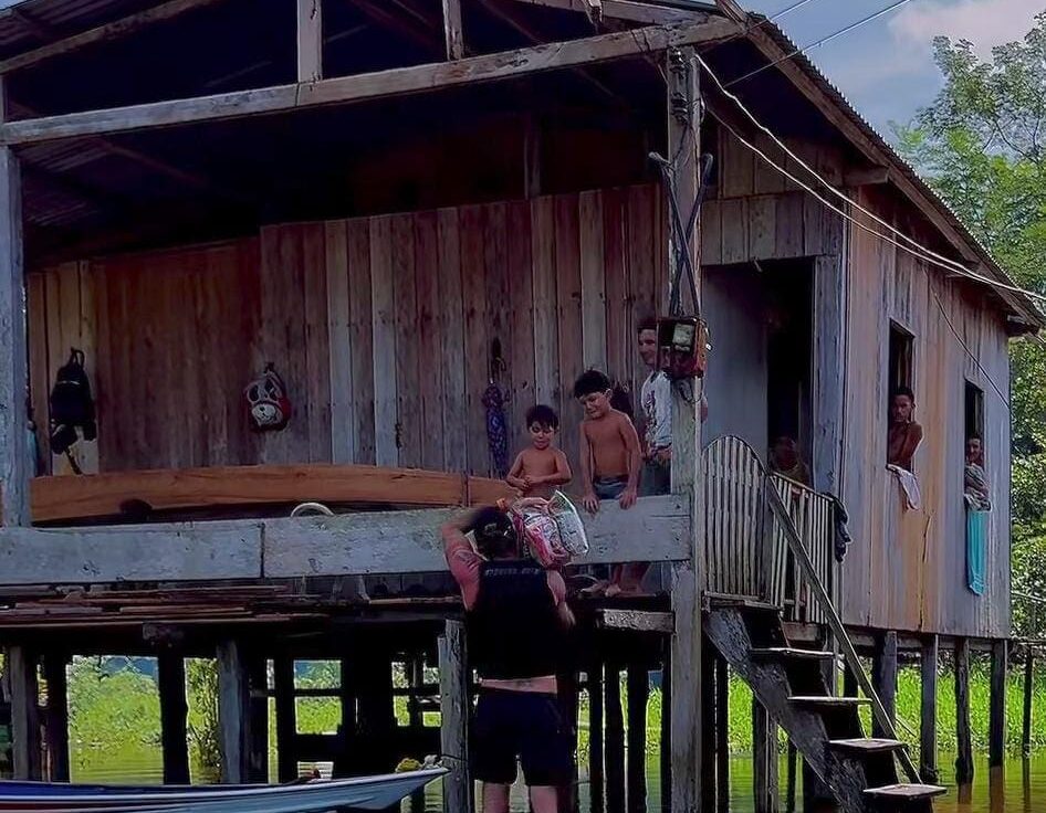 Projeto “Somos Ribeirinhos” realiza Festa do Dia das Crianças no Amazonas e pede doações de cestas básicas para famílias em comunidades isoladas
