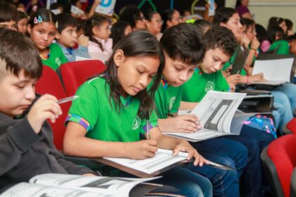 Estudantes do 5º ano  participam do último ‘Viradão Saeb’ 2025