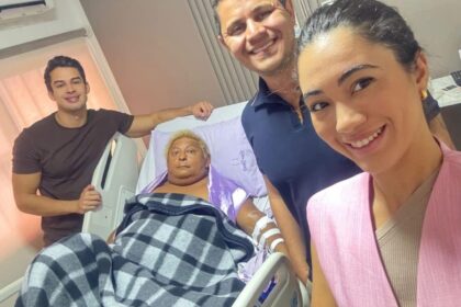 Patixa Teló passa por cirurgia de implantes dentários e segue em recuperação