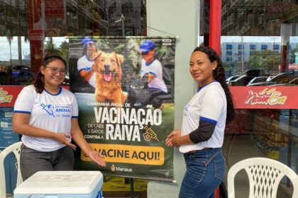 Prefeitura de Manaus facilita acesso à vacina antirrábica ofertando o imunizante em pontos fixos