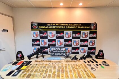 Polícia apreende mais de 70 quilos em barras de ouro e prende seis suspeitos de contrabando e extorsão