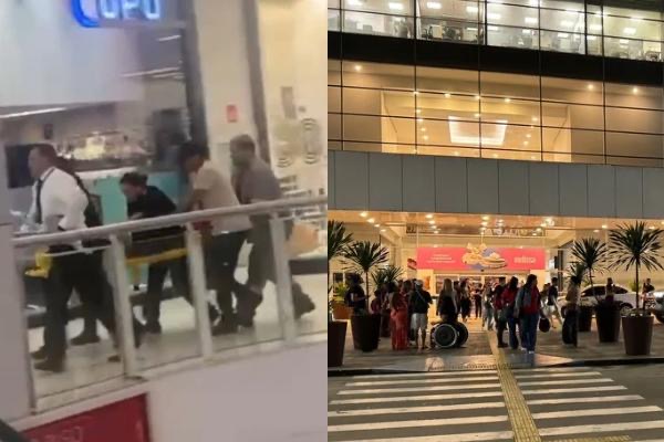 Homem é executado a tiros na entrada de shopping em Manaus