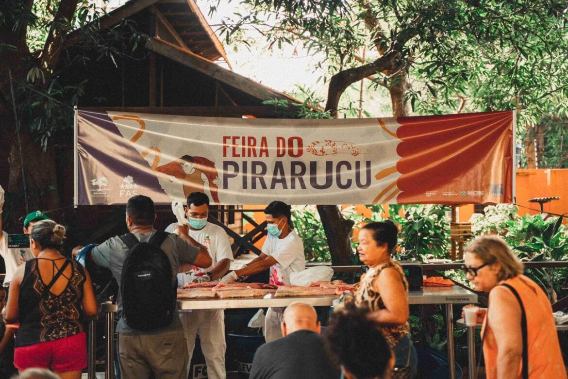 Feira do Pirarucu oferece pescado sustentável a preços acessíveis neste sábado (1º)