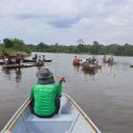 Pescadores realizam primeira pesca de pirarucu manejado, em Maraã