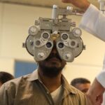 Pacientes comemoram mutirão de consultas oftalmológicas no Amazonas