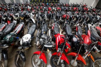 Governo do Amazonas devolve mais de 100 motocicletas roubadas e furtadas