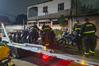 Operação Sossego ‘desmonta’ adega e removem 120 motocicletas irregulares na zona norte de Manaus
