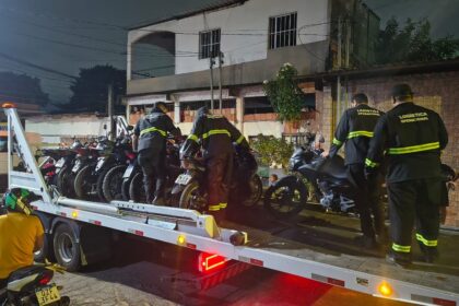 Operação Sossego ‘desmonta’ adega e removem 120 motocicletas irregulares na zona norte de Manaus