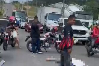 Mulher morre após ser atropelada por carreta na Avenida das Flores, em Manaus