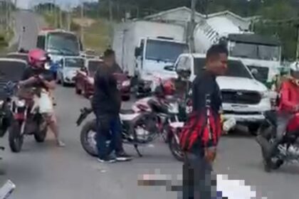 Mulher morre após ser atropelada por carreta na Avenida das Flores, em Manaus