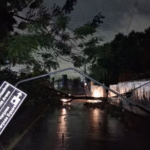 Manaus tem mais de 32 ocorrências devido às fortes chuvas na noite deste domingo (08)