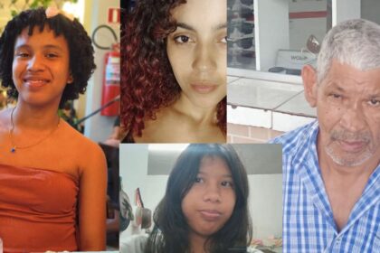 Polícia divulga imagem de quatro pessoas desaparecidas em Manaus