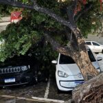Corpo de Bombeiros atendeu 45 ocorrências após forte chuva em Manaus