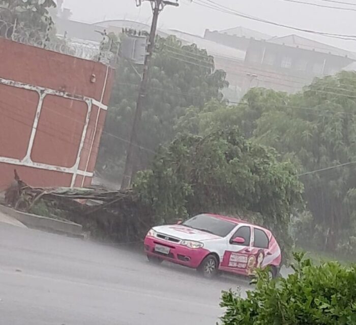 Prefeitura atende 22 ocorrências durante as fortes chuvas desta segunda-feira