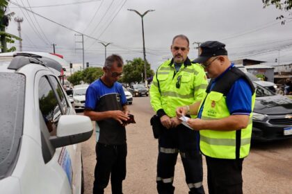 Prefeitura reforça fiscalização de transporte no acesso à ponte Rio Negro