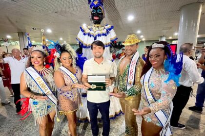 Chegada da Kamélia abre oficialmente o Carnaval 2026