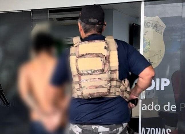 Homem é preso por tentativa de homicídio contra motorista de aplicativo, em Manaus
