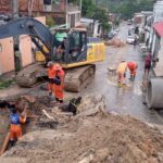 Bairro Lírio do Vale recebe obra emergencial em drenagem