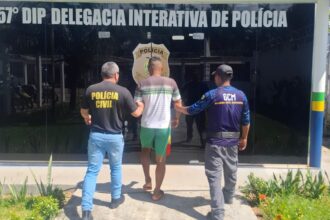 Pai é preso por estwpro de vulnerável contra a filha de dois anos, no interior do Amazonas