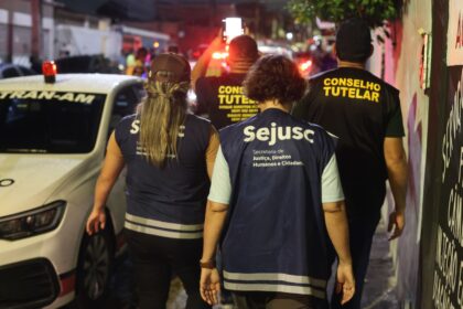 Sejusc acolhe 17 adolescentes durante ação integrada na zona centro-oeste de Manaus