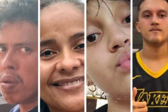 Polícia Civil divulga imagens de quantro pessoas desaparecidas em Manaus