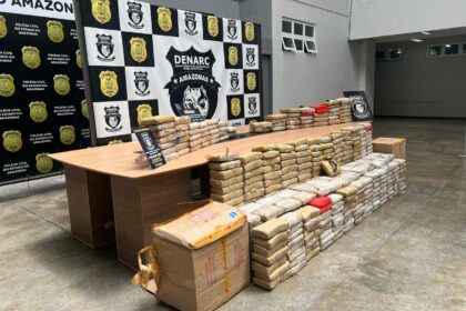 Polícia apreende 328 quilos de maconha tipo skunk avaliados em R$ 6,5 milhões em Manaus