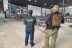 Estaleiro irregular é fechado e multado em mais de R$ 200 mil pelo Ipaam, no bairro Aparecida