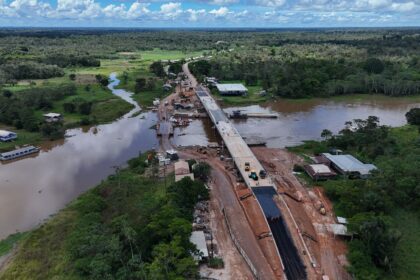 Ponte sobre o rio Autaz Mirim será liberada para tráfego no dia 27 de abril