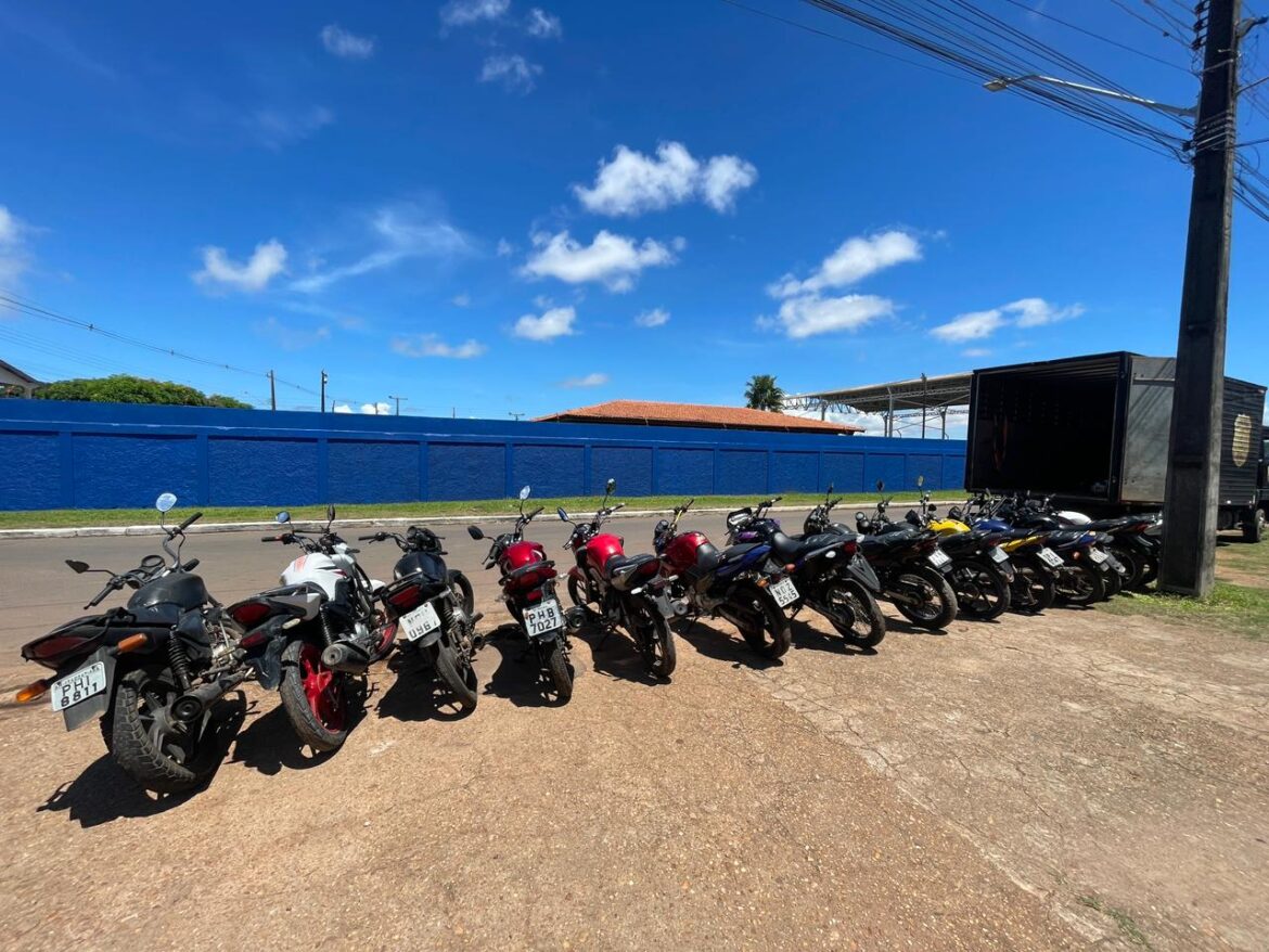 Ação policial apreende 15 motocicletas roubadas e furtadas em Itacoatiara