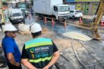 Ageman notifica Águas de Manaus após rompimento de tubulação no bairro Novo Aleixo