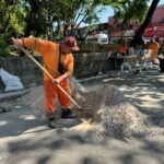 Reconstrução de passeio público na rua Ouro Preto reforça segurança para pedestres no bairro Coroado