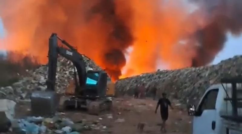 Após incêndio em lixão, IPAAM aplica multa de R$ 2,5 milhões à Prefeitura de Iranduba