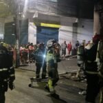 Incêndio de grandes proporções atinge prédio comercial no Educandos, em Manaus