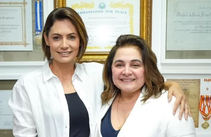 Michelle Bolsonaro virá a Manaus apoiar Maria do Carmo no 2º turno das Eleições no AM